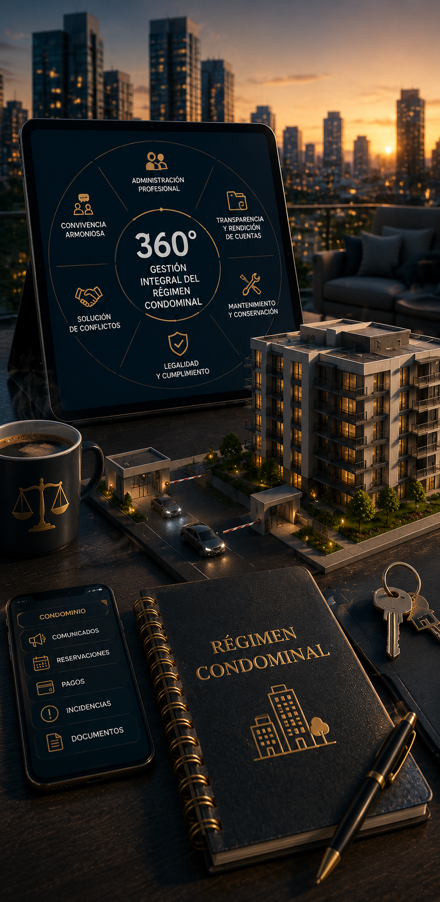 Panel V Régimen condominal 360 grados